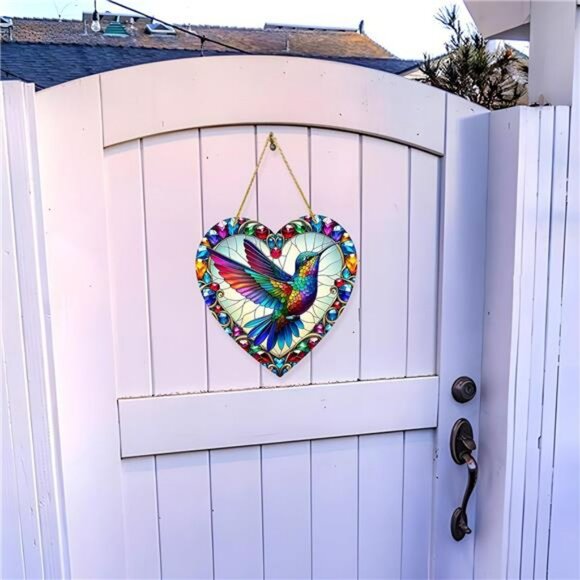 Acrylic Hummingbird Ornament Hanging Window Yard Garden Home Outdoor Decoration - Picture 5 of 7